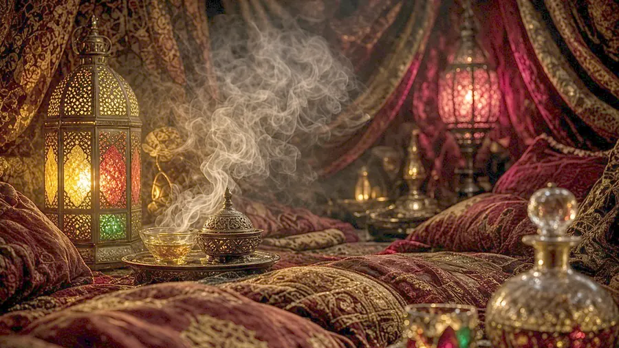 Exotic massage near me - a candlelit room and a body oiled for a session