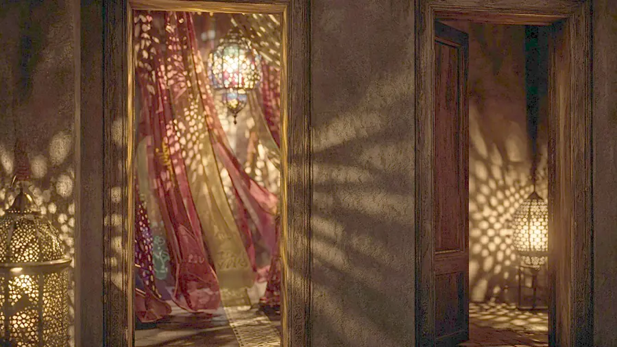 Exotic massage near me - two candlelit rooms to choose between, a figure in one