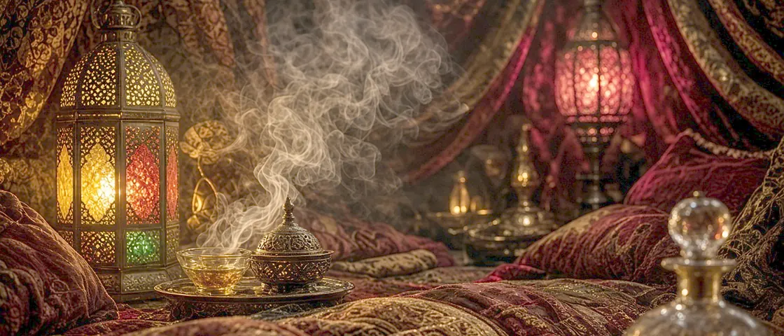 Exotic massage near me - a candlelit room and a body oiled for a session